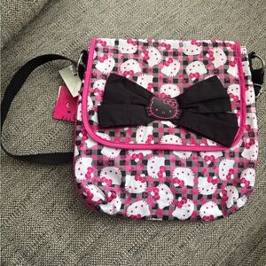 Hello Kitty Messenger Bag Crossbody Fan Designer NWT